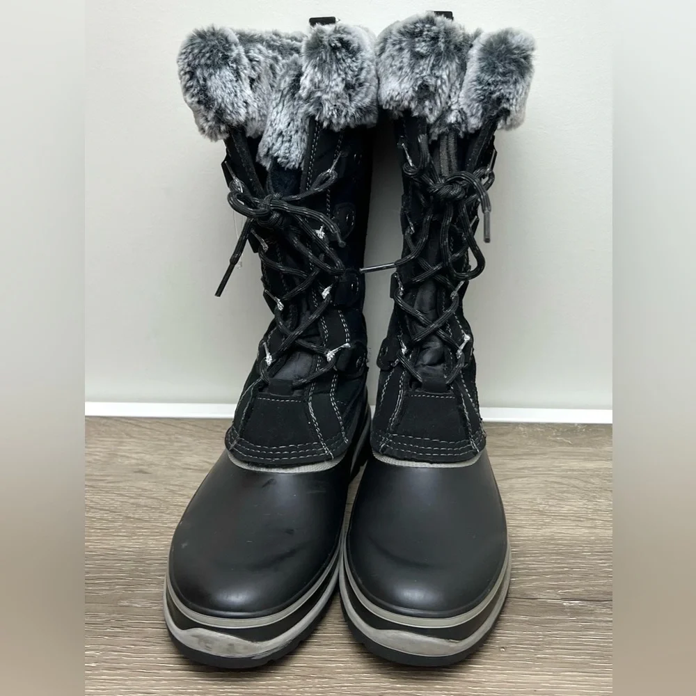 Khombu Womens Ellie Lace Up Winter Boots Sz 7